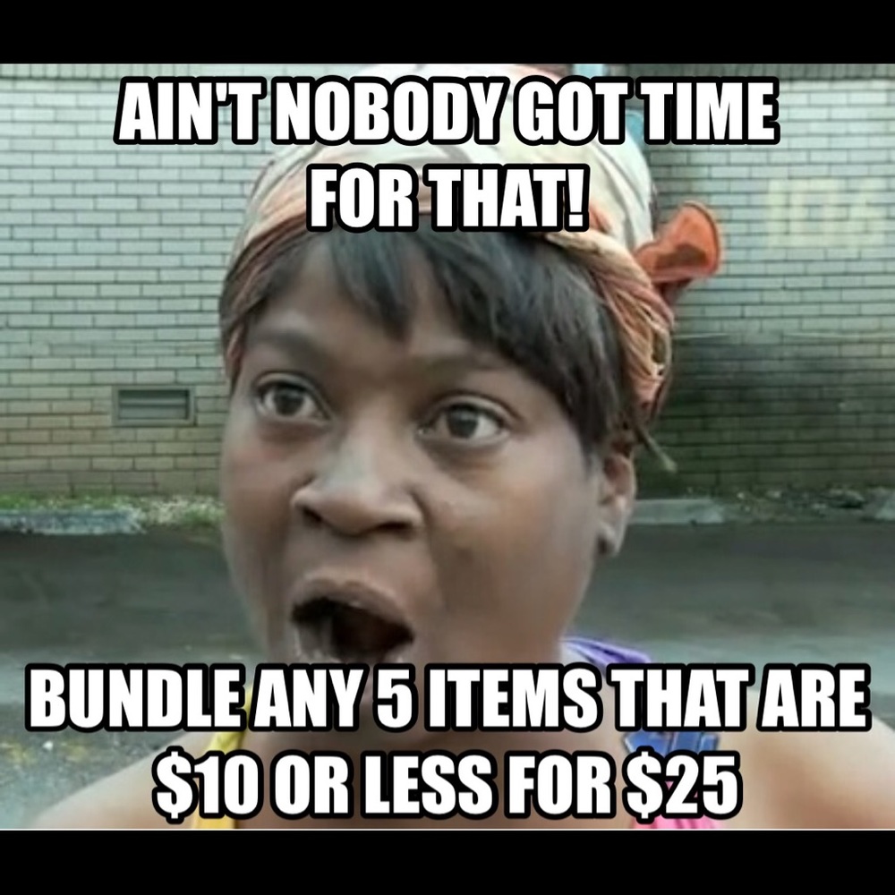 Bundle 5 items listed $10 and under for $25